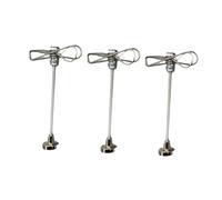 Fenteer Pince à Encens En Acier Inoxydable, Lot de 3 pour Utilisation Intérieure et Extérieure, Long