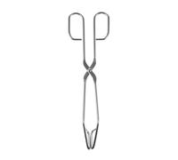 Fenteer Pince de Cuisine Triangulaire en Acier Inoxydable, Pince Polyvalente en Forme de Ciseaux pour Barbecue, très résistante pour Boulangerie, Restaurant, Longueur 30 Cm