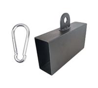 Fenteer Pinche Bloc Grip Grip Iron Multtifonctionnel Finger Aweg Force Training Training pour Pulley HEMPLIFTIND Rock CLAPMING, Carré 4 Cmx8 Cm