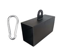 Fenteer Pinche Bloc Grip Grip Iron Multtifonctionnel Finger Aweg Force Training Training pour Pulley HEMPLIFTIND Rock CLAPMING, Carré 6 Cmx8 Cm