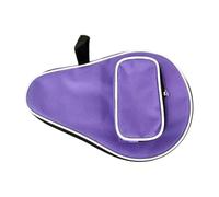 Fenteer Pingpong Paddle Case Étui Multifonction pour Raquette de Tennis de Table Sac Portable Poche Supplémentaire Tissu Résistant Adapté Au Transport Entraîn, Violet