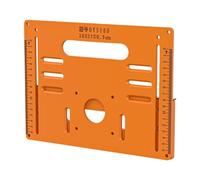 Fenteer Plaque de Base pour Accessoires de Scie Circulaire Multifonctionnelle 28 Cm X 21 Cm