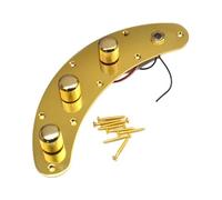 Fenteer Plaque de Commande de Commutateur de Basse Ensemble de Plaques de Faisceau de Câbles de Basse Remplacement Du Panneau 1 Tonalité 2 Volumes 1 Prise Con, or