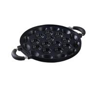 Fenteer Plaque de Cuisson pour Beignets et Gaufres En Aluminium, 24 Trous