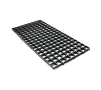 Fenteer Plaque de Grille Séparateur D'Aquarium Plateau de Filtre Panneau D'Isolation Couvercle Anti Saut en PP Facile à Assembler Approprié pour L'Él, Noir, 30x15x1.5cm