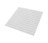 Fenteer Plaque de Grille Séparateur D'Aquarium Plateau de Filtre Panneau D'Isolation Couvercle Anti Saut en PP Facile à Assembler Approprié pour L'Él, Blanc, 30x30x1cm