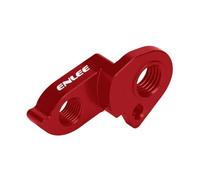 Fenteer Plaque de Rallonge de Patte Support Arrière Pièce de Cadre Adaptateur de Vélo avec Construction Robuste Adapté pour Entretien Vélo, Rouge