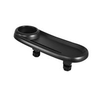 Fenteer Plateau de Poussette pour Bébé, Table à Manger, Plateau à Goûter Antidérapant, Convient à La Plupart des Poussettes, Repose-Mains, Vaisselle, Noir