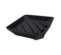 Fenteer Plateau Égouttoir En Silicone Plateau Égouttoir Tapis de Séchage Porte Éponge Porte Savon Antidérapant Résistant à La Chaleur Multifonction Adapté Cui, Noir