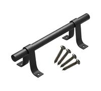 Fenteer Poignée de porte de grange, poignée de meuble, de porte coulissante, portail de jardin, quincaillerie pour meubles, placards, bureau et salle de bain.