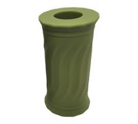 Fenteer Poignée d'haltère à poignée de Barre, Motif ondulé, Facile à Utiliser, entraînement à la Barre, Confort, équipement antidérapant, d'haltère, Vert