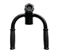 Fenteer Poignée T Barre Row Accessoire Poignée Barre Musculation Entraînement Équipement Métal Résistant Adapté à L'Entraînement Privé Centre de Sport, Noir