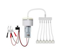 Fenteer Pompe à Air Aquarium Mini Aerateur Compact Portable avec Accessoires Diffuseur en PP pour Réservoirs de Poissons Véhicules Extérieur, Style 2