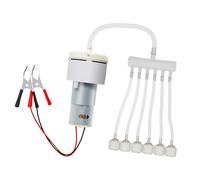 Fenteer Pompe à Air Aquarium Mini Aerateur Compact Portable avec Accessoires Diffuseur en PP pour Réservoirs de Poissons Véhicules Extérieur, Style 5