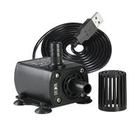 Fenteer Pompe USB, Pompe à Eau Submersible sans Balais pour Réservoir, Aquarium, étang