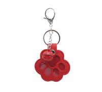 Fenteer Porte-clés Commémoratif Bijou Funéraire Urne de Poche Récipient Souvenir Compact pour Conserver Poils et Photo Adapté Comme Cadeau de Condoléances Pou, Rouge