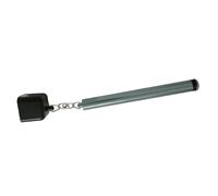 Fenteer Porte-Craie de Billard Outil pour Procédé de Queue Piqueur Multifonctionnel Accessoire de Jeu Portable en Aluminium Léger Adapté pour Les Tournois et, Poignée Grise