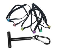 Fenteer Porte- de Bas de Ligne Outil de Pêche Support de Pointe Distributeur de Fil avec Conception Portable en Métal Adapté pour en Riviè, avec Tender à 6 Bobines