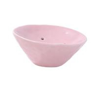 Fenteer Porte-Fleurs Grenouille Florale Support pour Arrangement Vase Poterie Élégante Centre de Table Adapté pour La Décoration du Bureau et du Salon, Rose