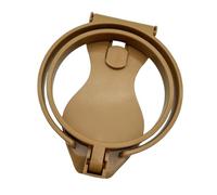 Fenteer Porte-gobelet pour Tasse Insert Support Bouteille Manchon Étanche Fonctionnel en PP Adapté Aux Femmes Plage Sport Pique-Nique Déplacements Camping, Kaki