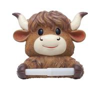 Fenteer Porte-Papier Toilette en Forme de Vache des, Support à Mouchoirs pour Salle de Bain et Décoration Intérieure