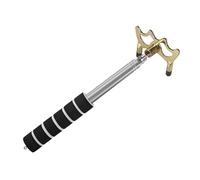 Fenteer Porte-queues de Billard Accessoire Bâton Télescopique Support Réglable Tête Amovible Matériau Acier Inoxydable Convient pour Salle de Jeux Club Maiso, Faible