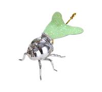 Fenteer Pot à épices En Forme D'abeille avec Cuillère pour La Cuisine, Green Clair Argent