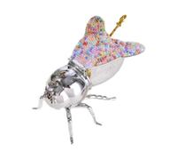 Fenteer Pot à épices En Forme D'abeille avec Cuillère pour La Cuisine, Multi