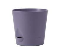 Fenteer Pot Autonome Arrosage Léger Design Moderne avec Base Amovible et Trou de Drainage pour Plantes D'Intérieur Bureau Jardin Décoration Maison, Violet