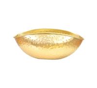 Fenteer Pot de Fleurs Artificiel Moderne en Forme de Bol Doré pour Salon de Thé Ou Hôtel