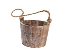 Fenteer Pot de Fleurs en Bois Compact à Suspendre pour Herbes, Légumes et Plantes Artificielles