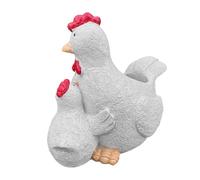 Fenteer Pot de Fleurs en Résine Représentant Un Coq Mignon pour Table et Jardin