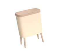 Fenteer Poubelle avec Pieds, Poubelle Facile à Nettoyer pour Le Ménage,