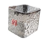 Fenteer Poubelle de bureau avec couvercle Petite poubelle Corbeille à papier pour la maison Chambre à coucher Dortoir Table de chevet