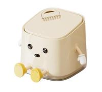 Fenteer Poubelle de Bureau Miniature avec Couvercle Petit Récipient à Déchets Corbeille à Ordures Compacte pour Cuisine Bureau Maison Salle de Bain, Séance