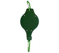 Fenteer Poulie pour Plantes Cintre Rétractable Crochet de Suspension Système de Levage Conception Robuste avec Bords Lisses pour Une Utilisation Sécurisée Ada, Vert Clair