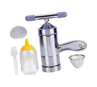 Fenteer Presse à Maille, Extracteur Apicole, pour La Cuisine et La Ferme, avec Bouteille, Cuillère et Accessoires, Outil Apicole en Acier.