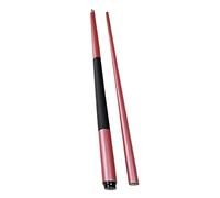 Fenteer Queue de Billard Queue de Billard en Bois Queue de Billard Deux Sections Queue de Billard 10mm Pointe Poignée Antidérapante en Fibre de Verre Adaptée, Rose