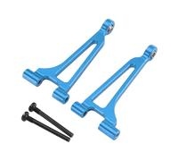 Fenteer RC Car Rear Upper Arm Kit Ensemble de Bras Arrière de Suspension Pièces de Voiture Télécommandée Accessoires Métalliques Aluminium Adapté à La Conduit, Bleu