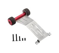 Fenteer RC Car Wheelie Bar Système de Maintien Arrière En Acier Inoxydable pour 1/16 Voitures Télécommandées Installation Facile avec Vis Incluses Composants, Rouge