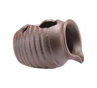 Fenteer Récipient en Céramique pour Décoration de Balcon Intérieur Extérieur, Brun