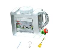 Fenteer Récipient pour l'eau de Camping, Porte-Bouteille avec Robinet, Jerrican de Stockage d'eau d'urgence