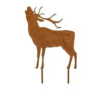 Fenteer Reindeer Silhouette Jardin Tige Métal Décoratif Statue Noël Extérieure Art Ornement Chemin Fabrication En Métal Adaptée pour Jardin Maison Pel, Chercher