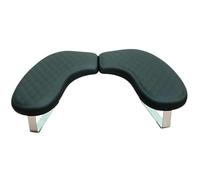 Fenteer Repose-bras en forme de U pour manucure, coussin en cuir PU pour les mains, support pour les salons de coiffure, la maison et le bricolage, Noir