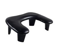 Fenteer Repose-bras en forme de U, repose-main pour ongles, support de repose-bras pour ongles, coussin de repose-main de manucure pour Salons de technologie, Noir