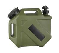 Fenteer Réservoir d'eau de Camping Jerrican à Eau Portable Récipient de Stockage Cuve Robuste en PE Épaissi avec Robinet Amovible Adapté pour Le Barbecue et, Vert