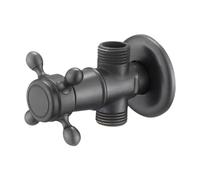 Fenteer Robinet D'Arrêt d'angle Robinet d'alimentation Vanne Triangulaire Vanne de Remplissage en Laiton Massif pour Une Installation Facile Adapté pour, Style A