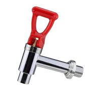 Fenteer Robinet pour Boisson Chaude Robinet de Remplacement pour Distributeur et Bouilloire En Acier Inoxydable Antirouille avec Contrôle Réglable Du Débit A, Rouge 9.8 Cm X 2 Cm