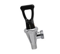 Fenteer Robinet pour Boissons Chaudes Bec Verseur pour Carafe Robinet de Contrôle en Métal Cuivré avec Ajustement du Débit Adapté pour Restaurants Événements, Noir