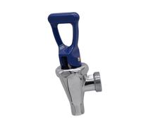 Fenteer Robinet pour Boissons Chaudes Bec Verseur pour Carafe Robinet de Contrôle en Métal Cuivré avec Ajustement du Débit Adapté pour Restaurants Événements, Bleu